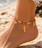 Amber Coastal Charm Anklet  - Image 1