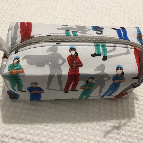 Doctor and Nurses Pencil Case Make Up Bag