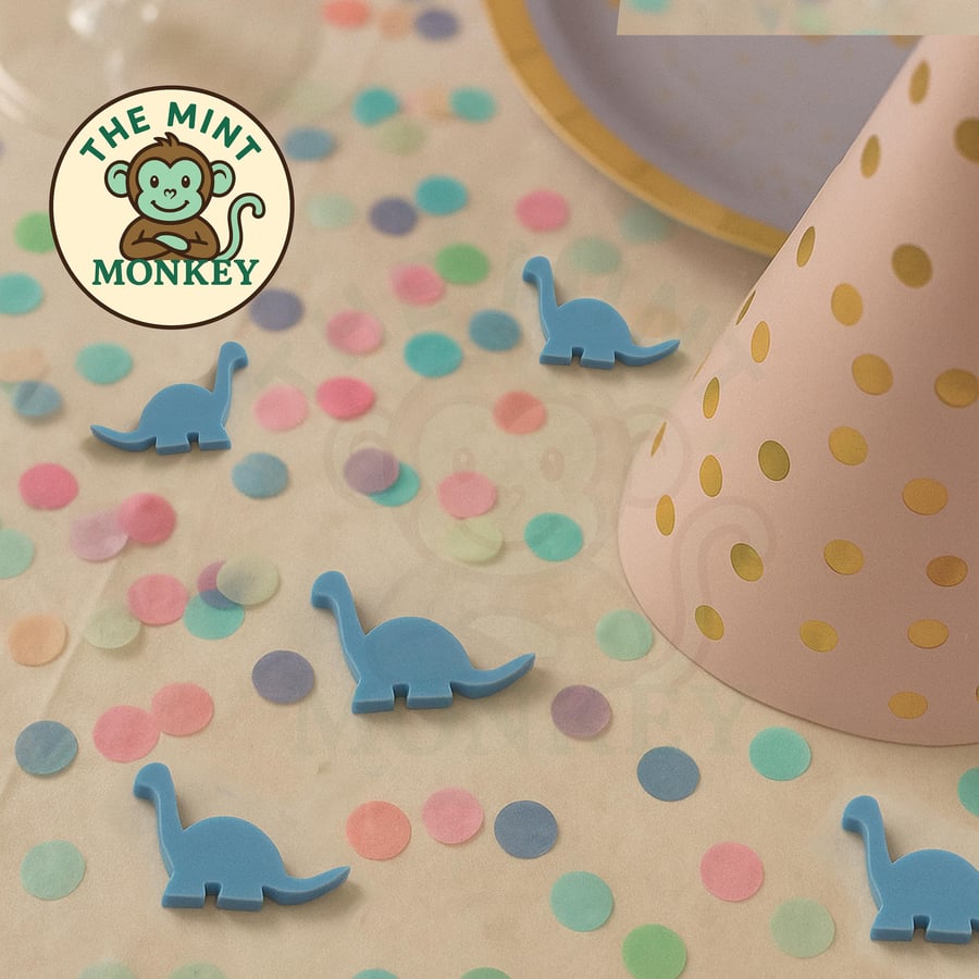 Dinosaur Acrylic Confetti Embellishments party Dino Confetti