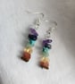 Chakra crystal beaded earrings - Image 9
