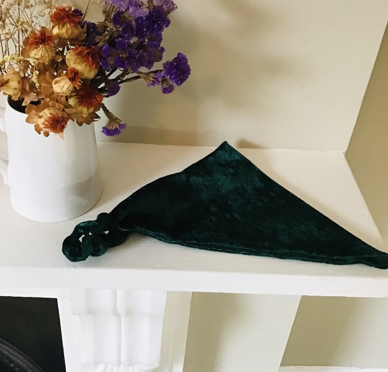 Velvet headscarf