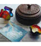Handmade Glass Rainbow Candle Holder - Personalisation Optional plus Gift Card  - Image 3