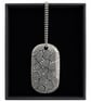 Hand Forged Damasteel Bluetongue™ Dog Tag
