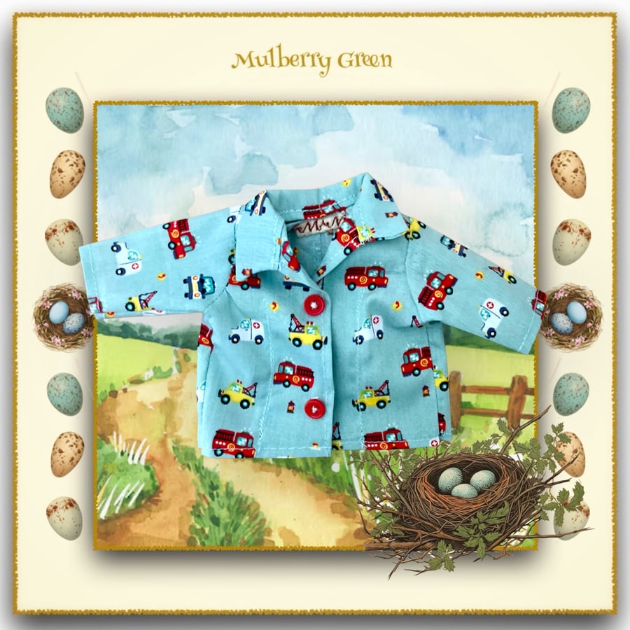 Emergency Vehicles Print Shirt 