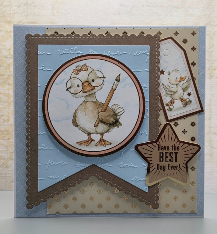 Have the Best Day Ever! Handmade Card