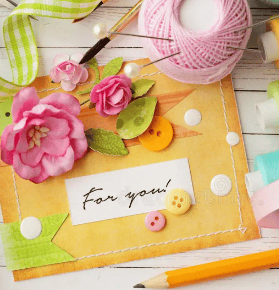 Beautiful hand made cards and envelopes