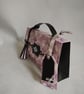 Lilac Purple Diamond and Black Handbag Style Gift Box  - Image 6