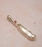 Biwa Pearl and Pink Tourmaline Pendant