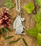 Silver Moon and Star Hare Pendant - Image 3