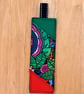 Patchwork floral bookmark