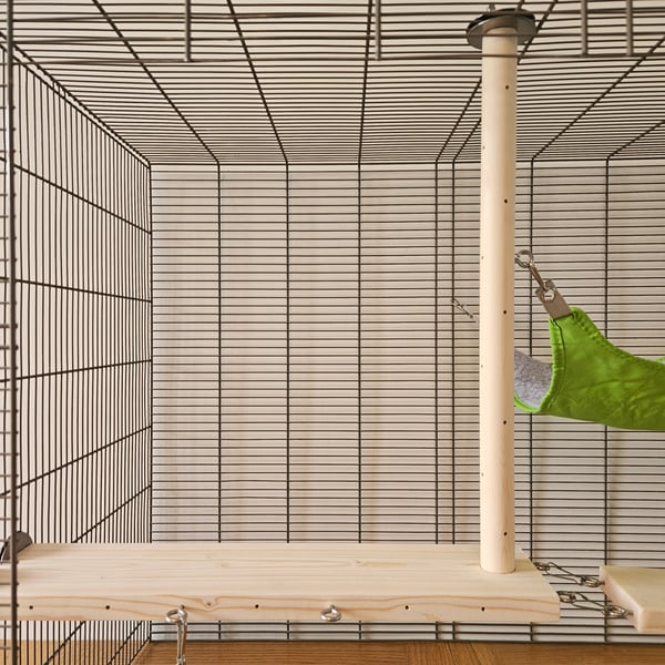 Pet Cage Sky Platform & 12 Hooks