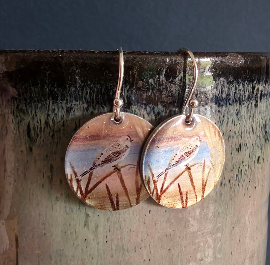 Snow Bunting Aluminium Dinky Drops