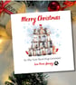 Personalised Dog Groomer Christmas Card, Xmas Pet Groomer Card