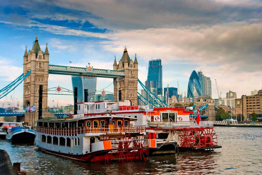 Tower Bridge River Thames London Photograph Print