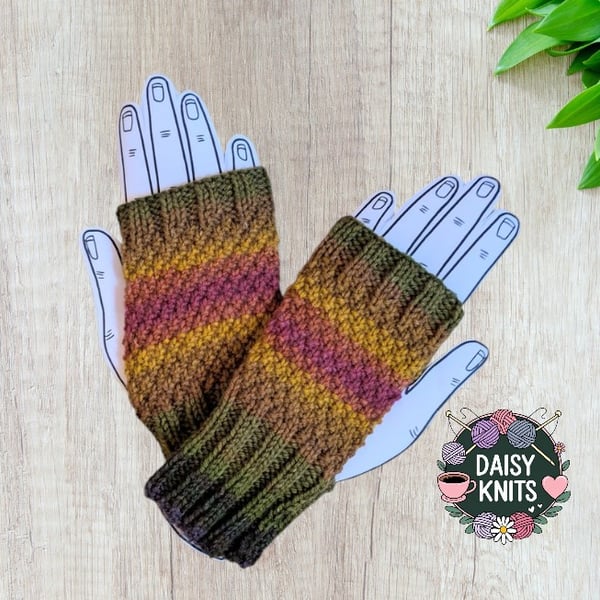 Fingerless Gloves - Wrist Warmers - Ladies Gloves
