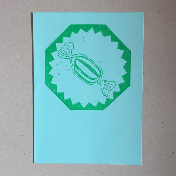 Green Sherbet card  