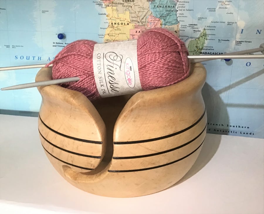 English Poplar Yarn Bowl