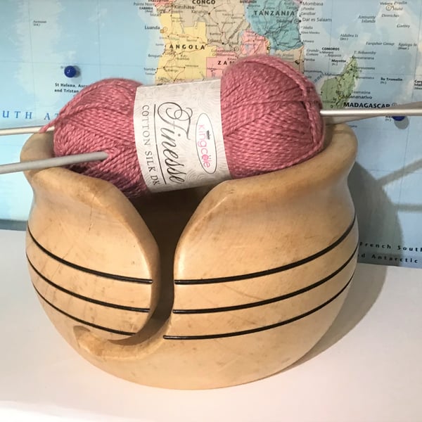 English Poplar Yarn Bowl