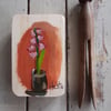 Miniature hyacinth flower painting 