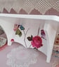 Wooden Wall Shelf Storage Made Using Vintage Bird Design Farrow & Ball Bathroom  - Image 4
