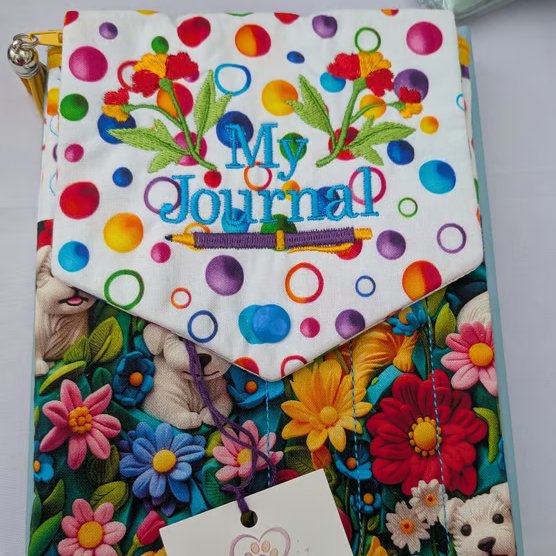 Gorgeous Handmade Goal Setter Journal and Cover