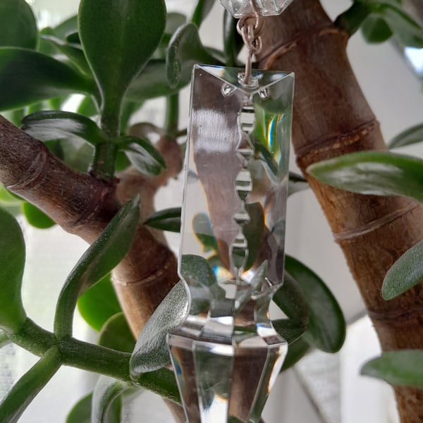 Vintage Chandelier Crystal Glass