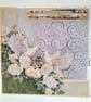 Luxury Wedding Card - Featuring White Doves and foiled Acetate - Image 1