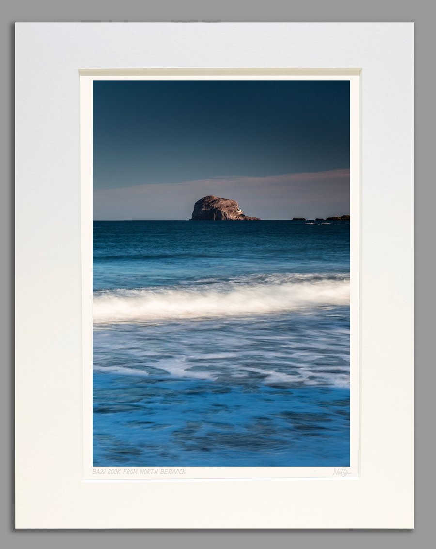 Bass Rock from North Berwick, Scotland - A3 (40x50cm) Unframed Print