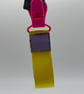 Ribbon Fidget with Colourful Plastic (Pacifier-Braces Style) Clip - Image 5