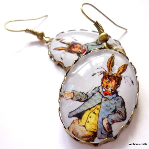 Mad March Hare earrings