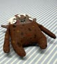Christmas Pudding Brownie Art Doll 1 - Image 7