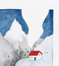 Cabin Hideaways, A3 limited edition Giclee print - Image 6
