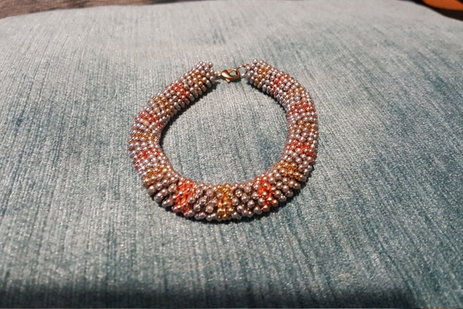 Multi Coloured Snowflake Bracelet