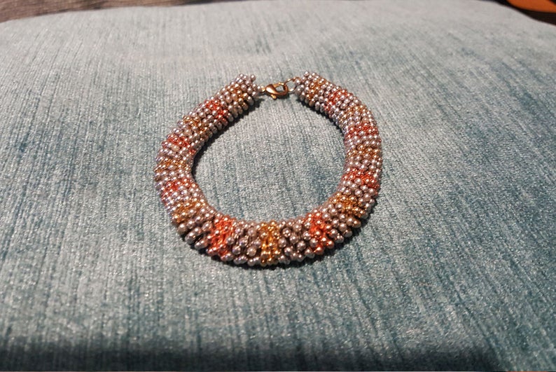 Multi Coloured Snowflake Bracelet