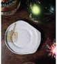 The Christmas series- baubles in basket Small Plate - Image 1