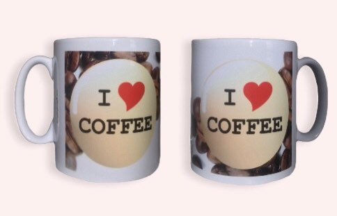 I Love Coffee Mug. Mugs for coffee lovers