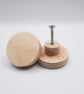 Round Door and Drawer Knobs, Cabinet Pull Handles for Bedroom, Kitchen, Bathroom - Image 1