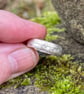Chunky textured sand cast silver ring - Image 2
