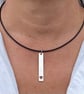 Leather necklace for women, Dainty Boho jewellery, Choker necklace - Image 7