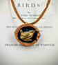 Handmade Dormouse Wildlife Pendant - Cast in Gold Resin, Polished Walnut Shell