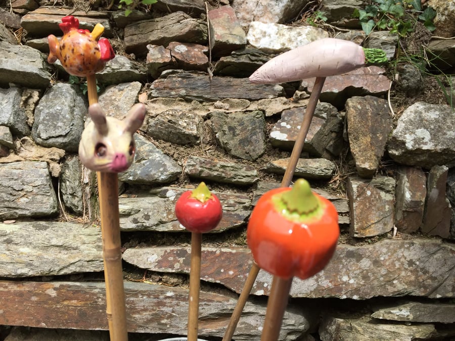  Cane Tops - Handmade for your Bamboo Sticks