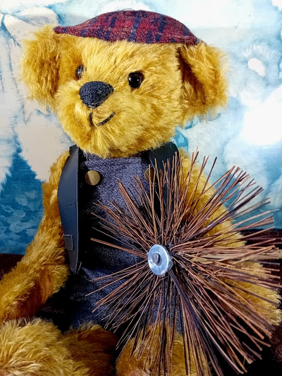 Chimney Sweep Charlie Mohair Teddy Bear