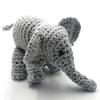 Crochet Grey Elephant 
