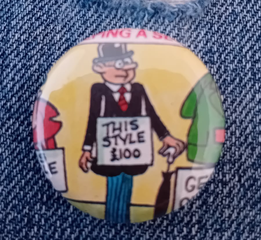 Vintage Comic Badge – Style