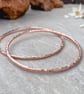 Handmade Copper Red Rock Bangle - Image 3
