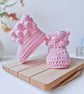 Crochet Baby Booties with Bobble Cuff – Newborn Gift