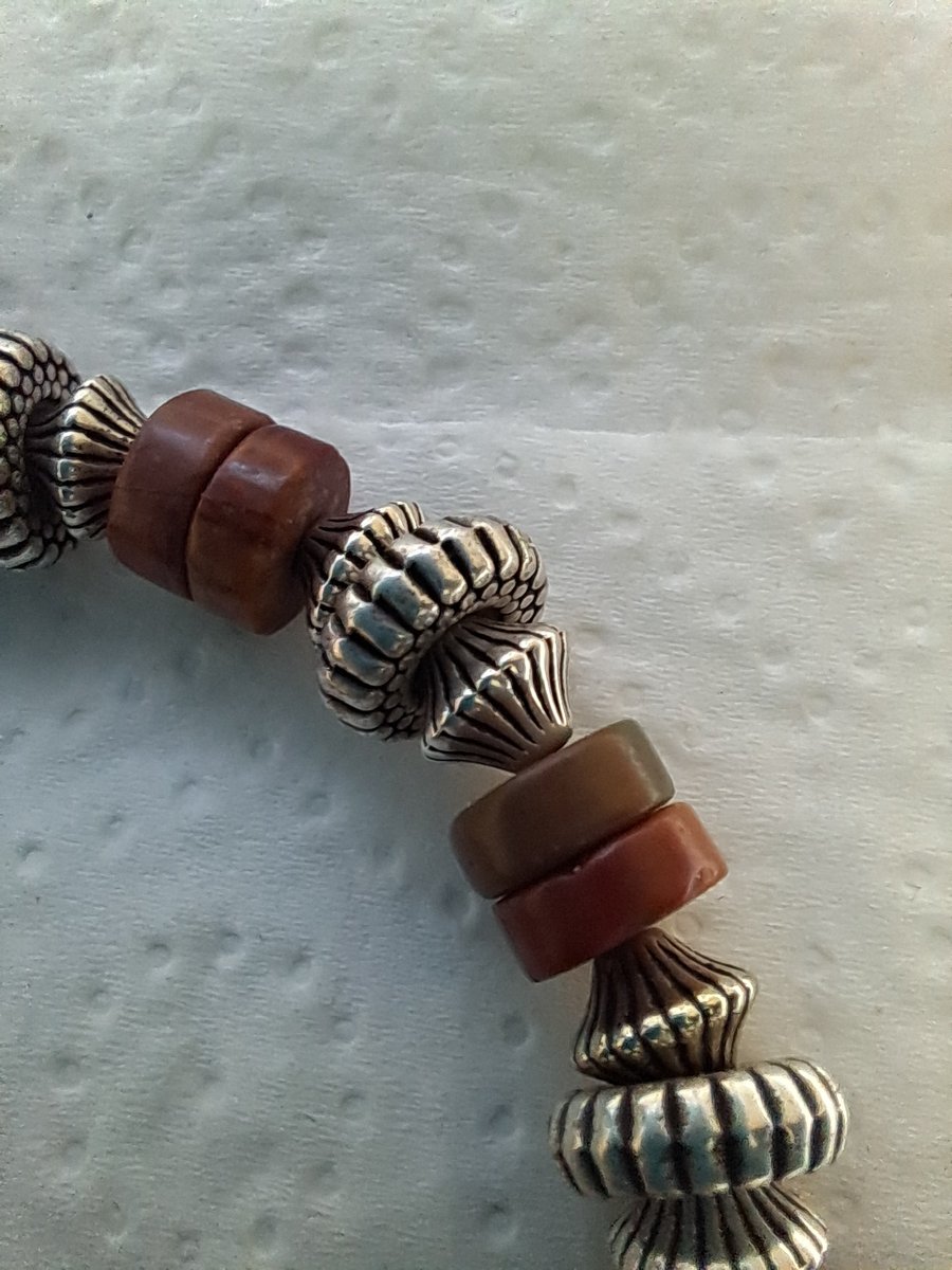 Beaded Natural Stone Bracelet 