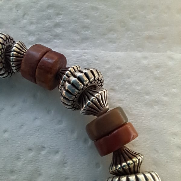 Beaded Natural Stone Bracelet 