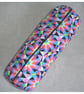 Bolster Cushion Cover 16"x6" Round Cylinder Neck Roll Pillow Kaleidoscope - Image 4
