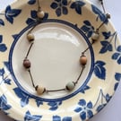 Natural stone necklace